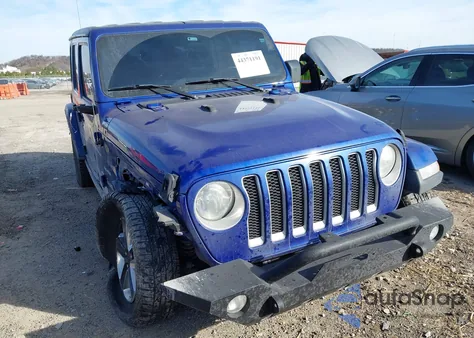 2020 Jeep Wrangler Unlimited Sahara 4X4 from USA, damaged, VIN 1C4HJXEN0LW267945